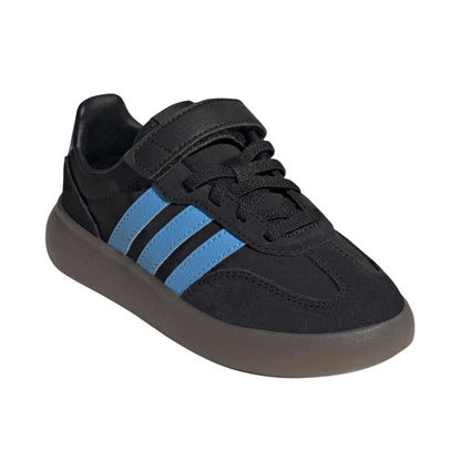Core Black - Pack Shot - Adidas Childrens-Kids Barreda Decode Suede Low Cut Trainers