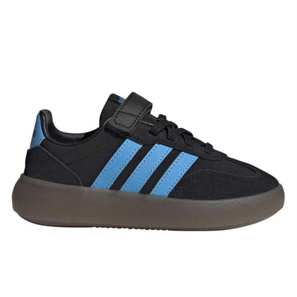 Core Black - Front - Adidas Childrens-Kids Barreda Decode Suede Low Cut Trainers