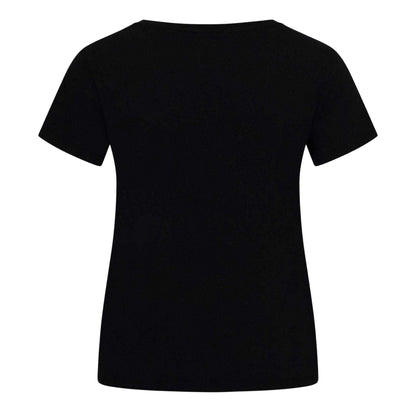 Anthracite - Back - Levis Womens-Ladies Slub V Neck T-Shirt