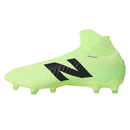 Lime - Back - New Balance Mens Tekela Laceless Firm Ground Football Boots