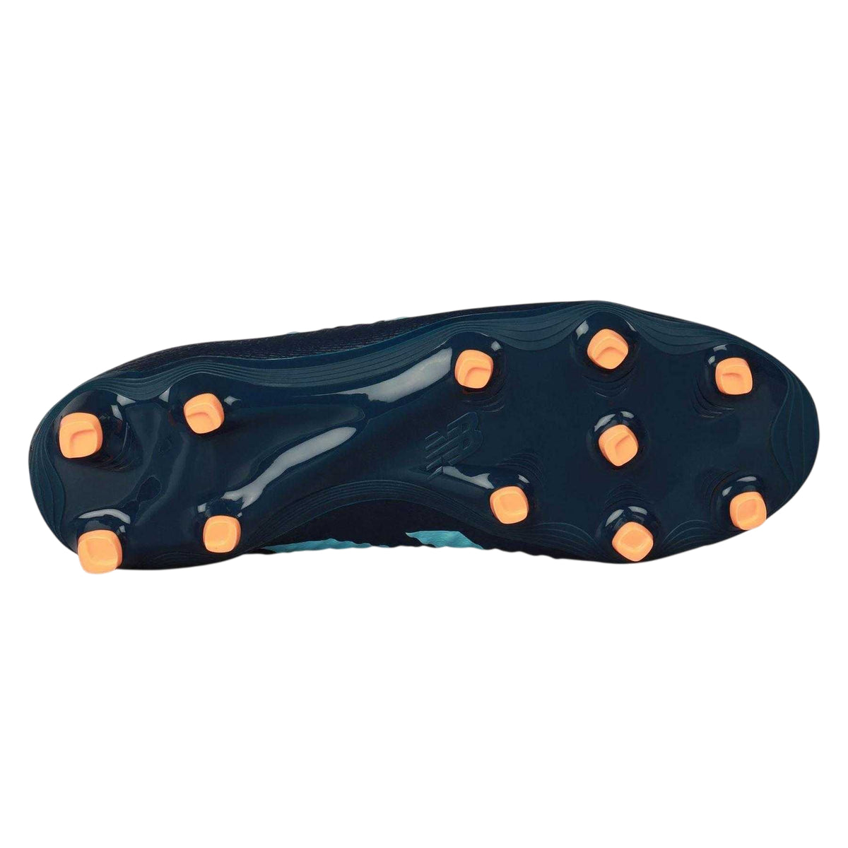 Navy - Side - New Balance Mens Tekela Laceless Firm Ground Football Boots