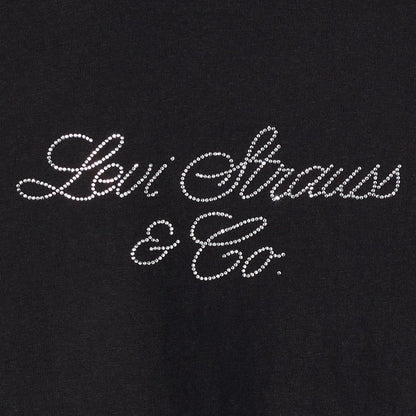 Anthracite - Lifestyle - Levis Womens-Ladies Script Regular T-Shirt