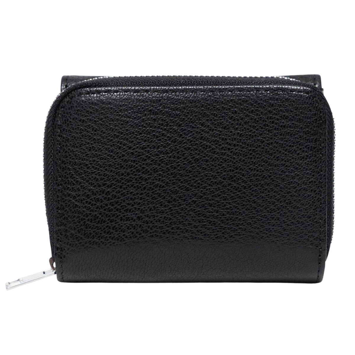 Black-Light - Back - Diesel Mens Spejap Leather Trifold Wallet