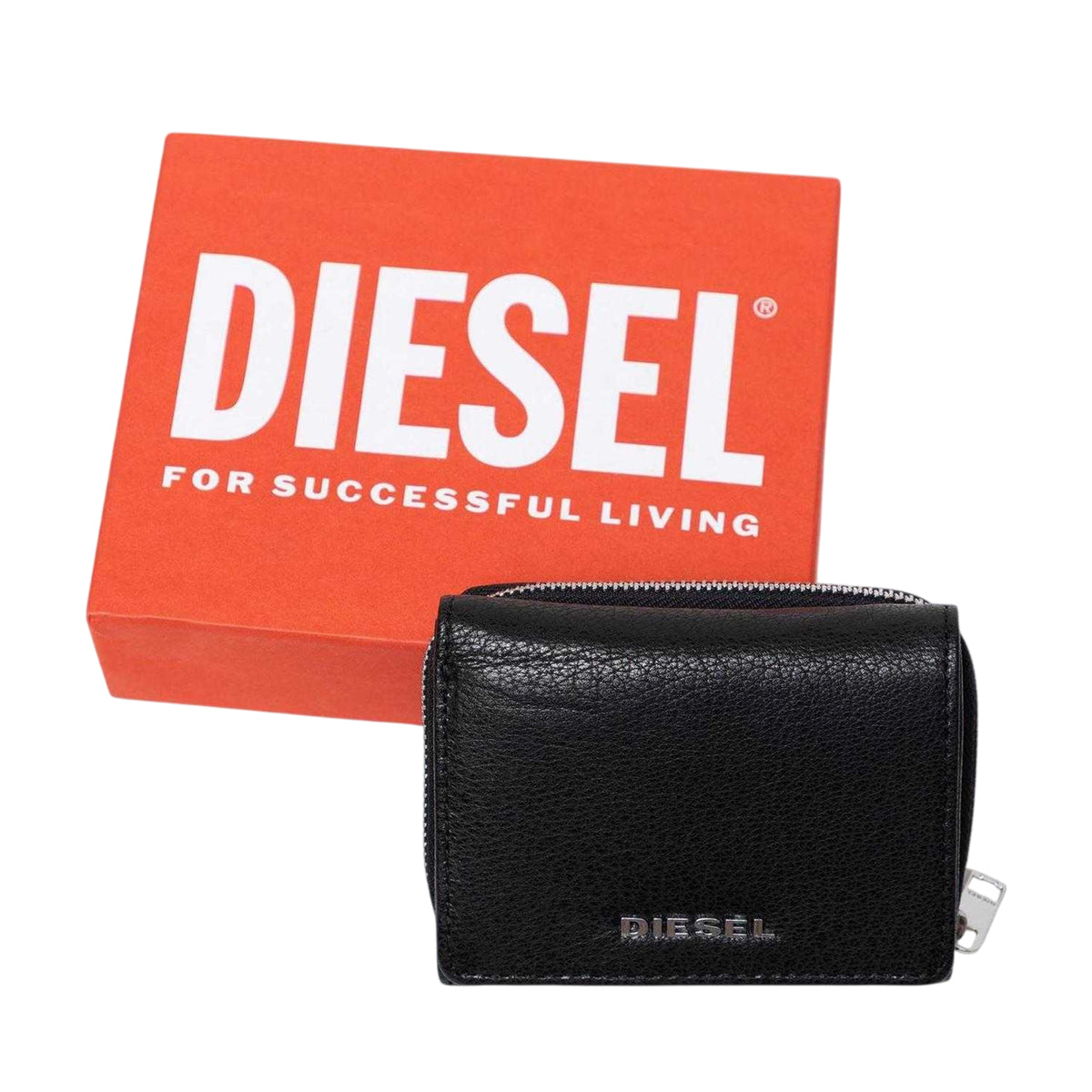 Black-Light - Lifestyle - Diesel Mens Spejap Leather Trifold Wallet
