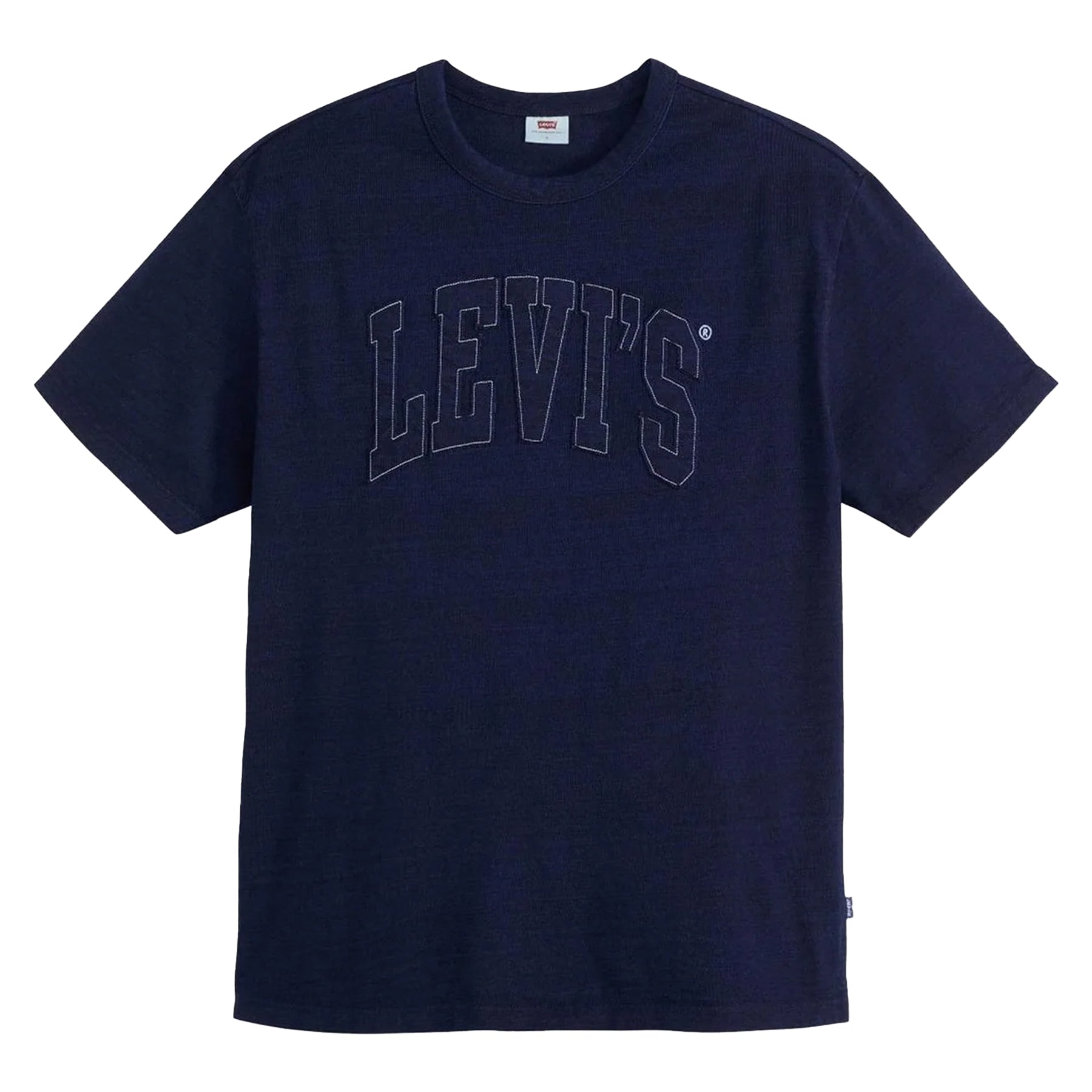 Raw Indigo - Front - Levis Womens-Ladies 1873 Embroidered Logo Regular T-Shirt
