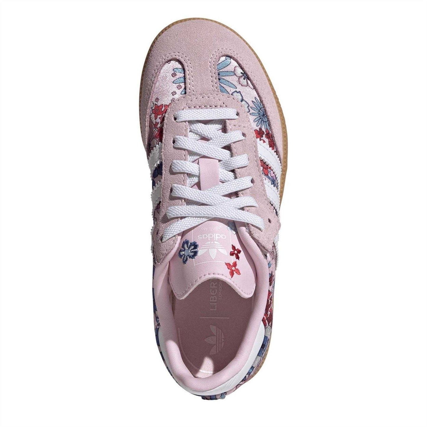 Pink-White - Lifestyle - Adidas Childrens-Kids Samba OG Suede Trainers