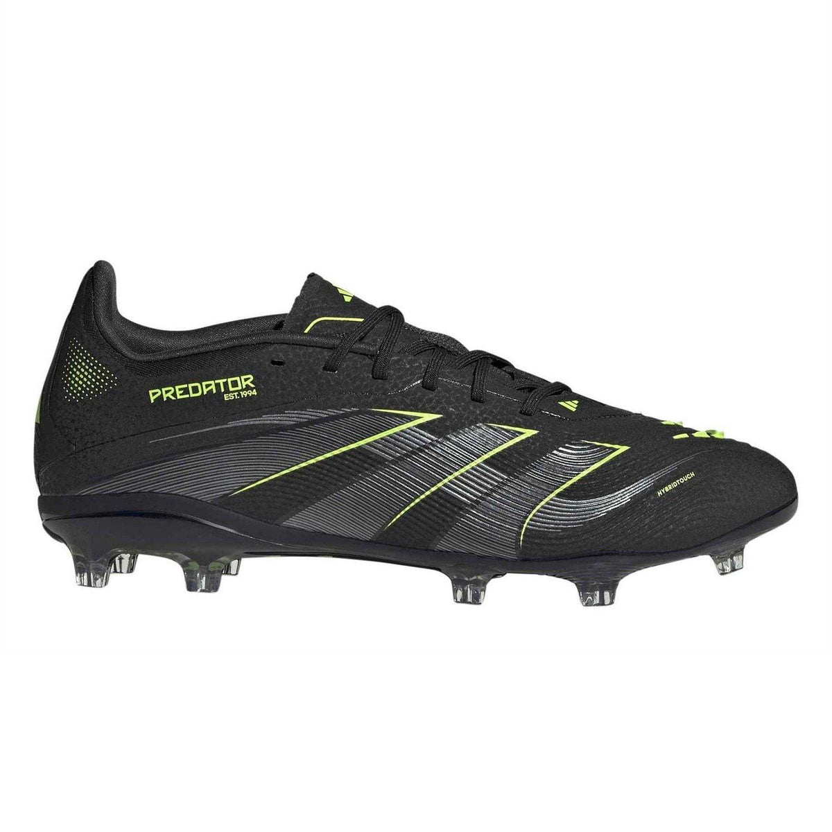 Core Black - Front - Adidas Childrens-Kids Predator Elite Firm Ground Football Boots