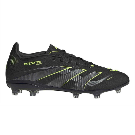 Core Black - Front - Adidas Childrens-Kids Predator Elite Firm Ground Football Boots