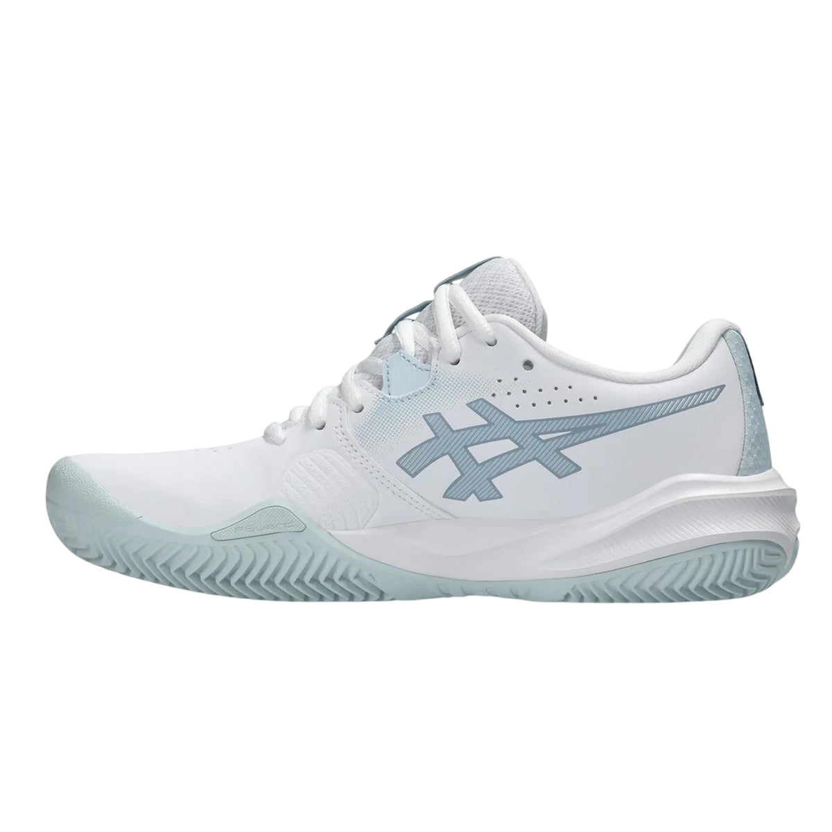White-Clay - Back - Asics Womens-Ladies Challenger 15 Tennis Shoes