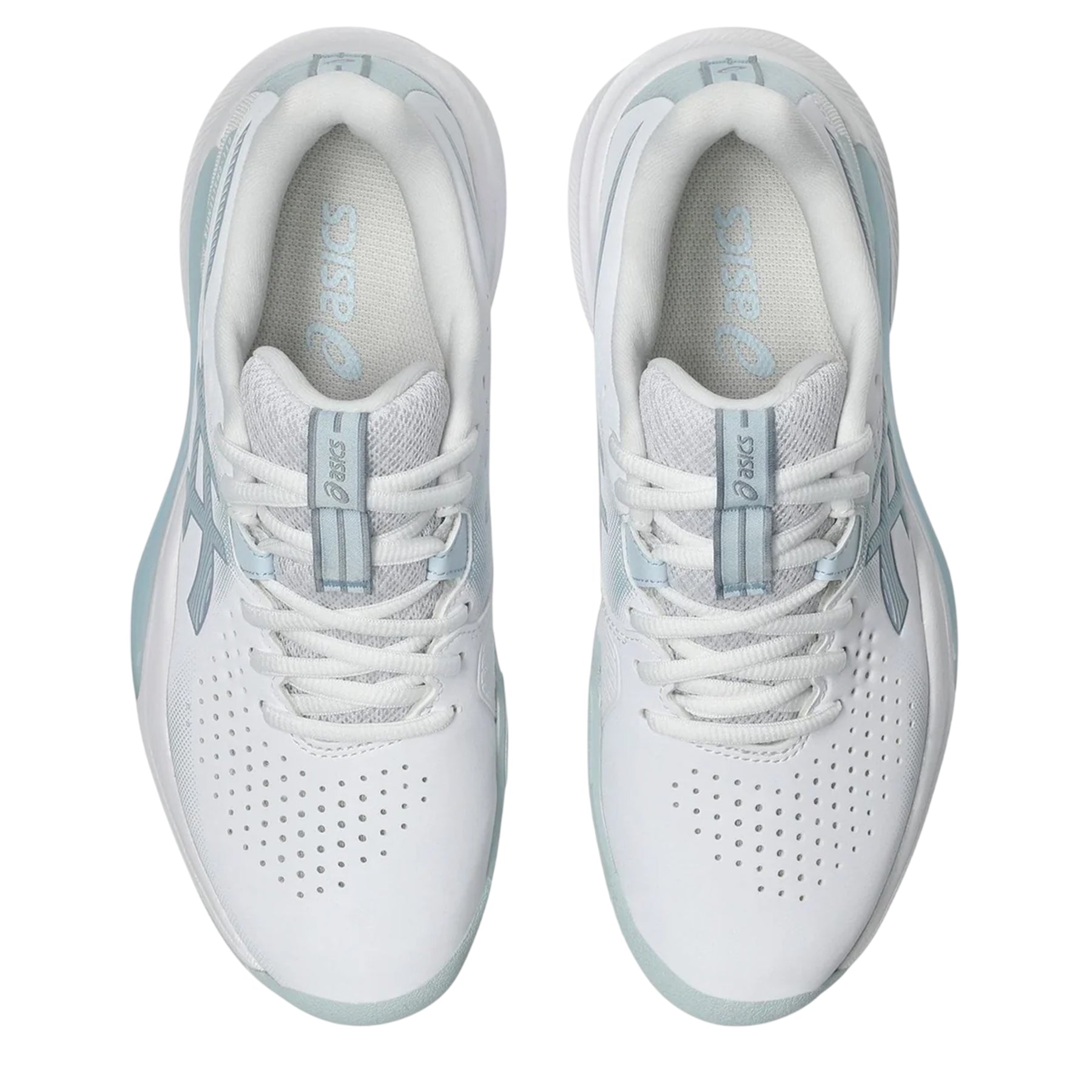 White-Clay - Side - Asics Womens-Ladies Challenger 15 Tennis Shoes