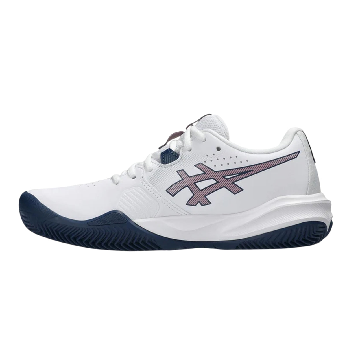 White-Pink - Back - Asics Womens-Ladies Challenger 15 Tennis Shoes