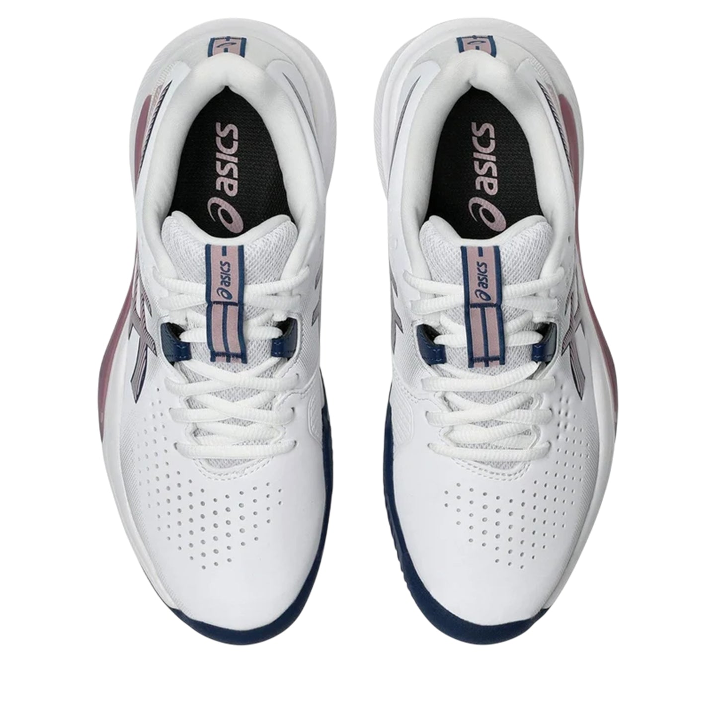 White-Pink - Side - Asics Womens-Ladies Challenger 15 Tennis Shoes
