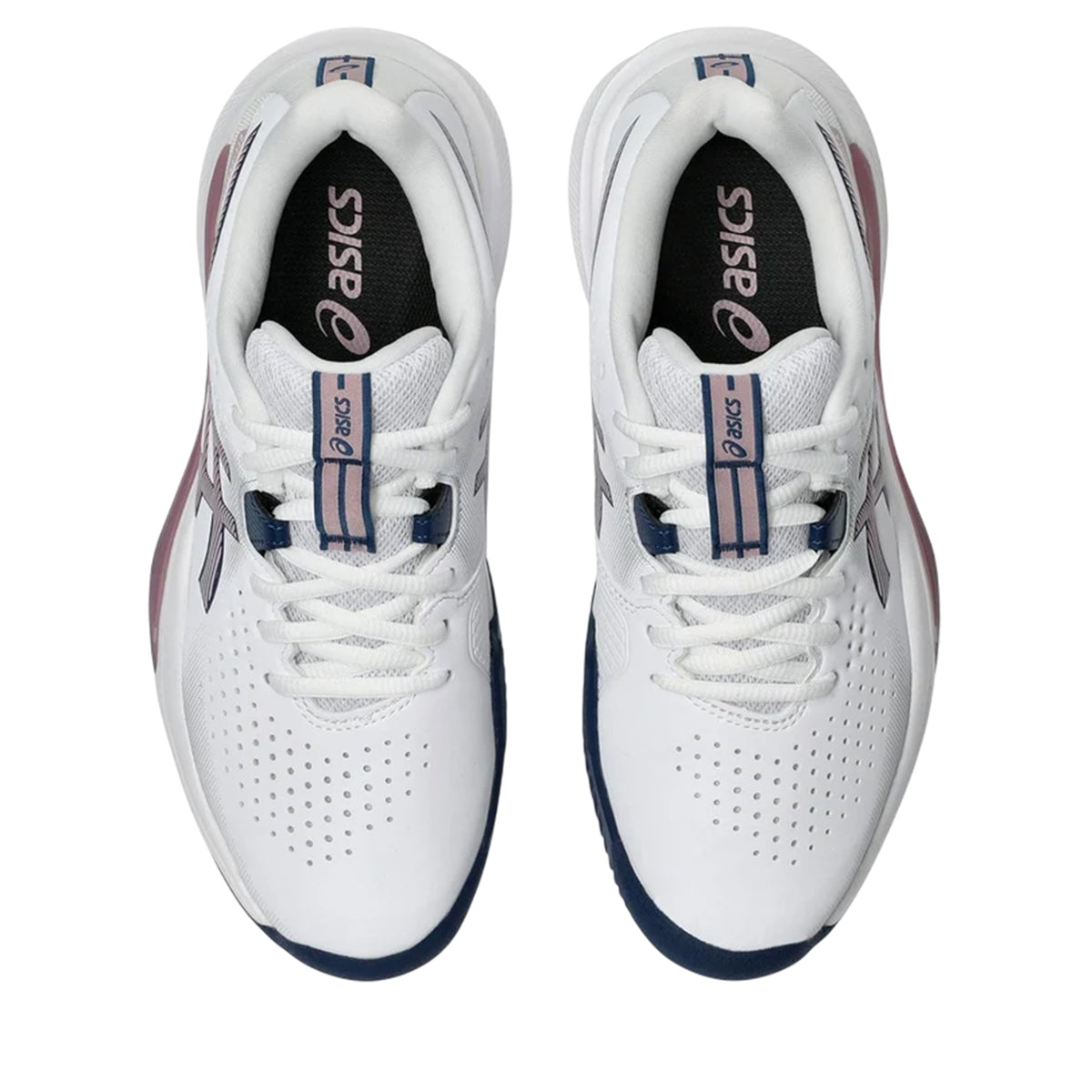 White-Pink - Side - Asics Womens-Ladies Challenger 15 Tennis Shoes