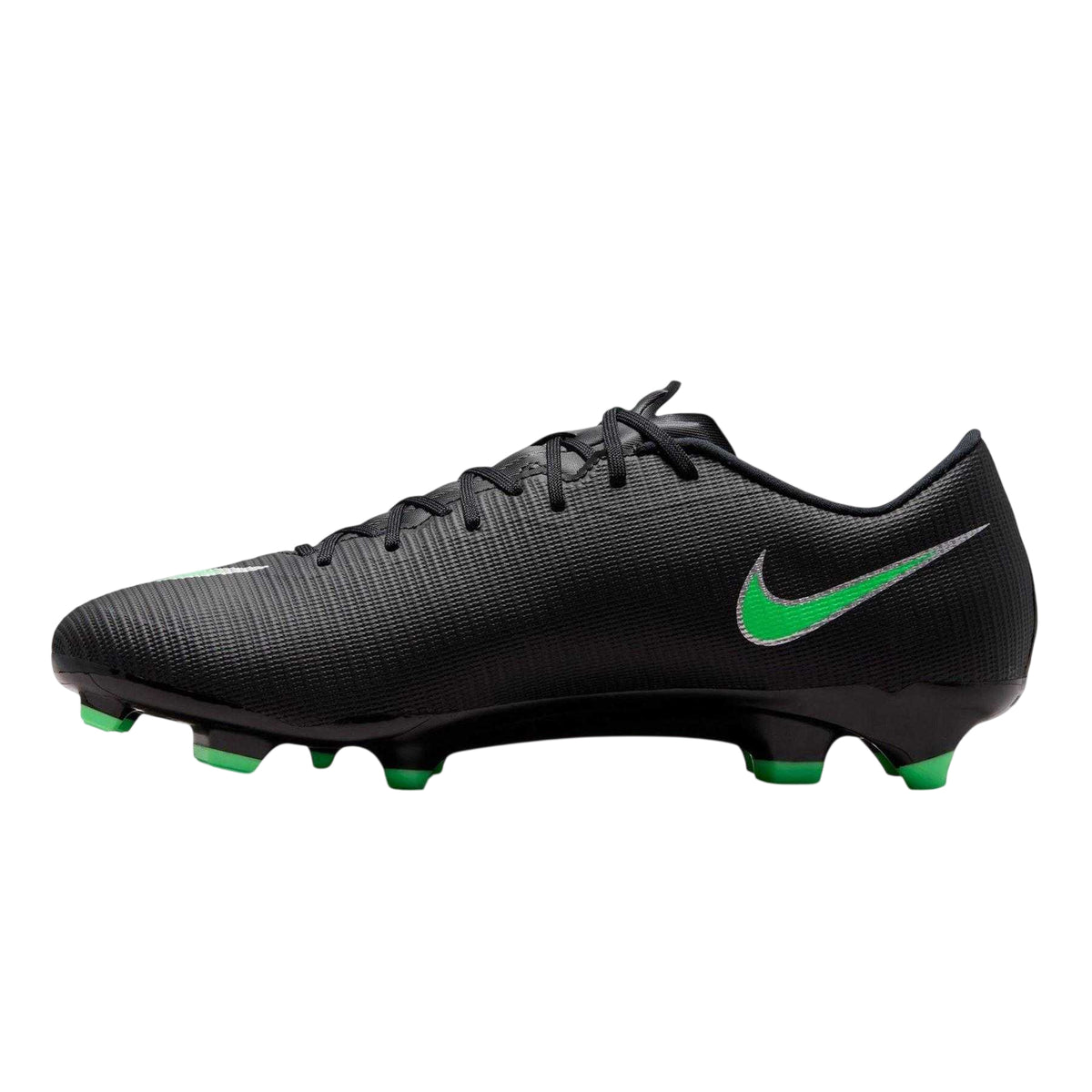 Black-Green - Side - Nike Mens Academy Ombre Firm Ground Football Boots