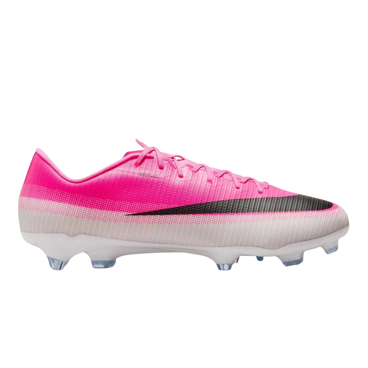 Pink-White - Front - Nike Mens Academy Ombre Firm Ground Football Boots