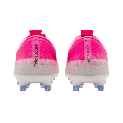 Pink-White - Back - Nike Mens Academy Ombre Firm Ground Football Boots