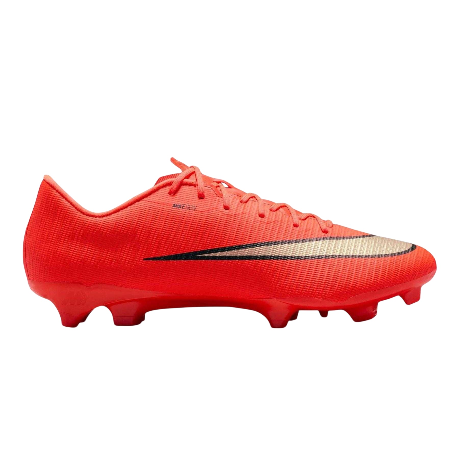 Red-Gold - Front - Nike Mens Academy Ombre Firm Ground Football Boots