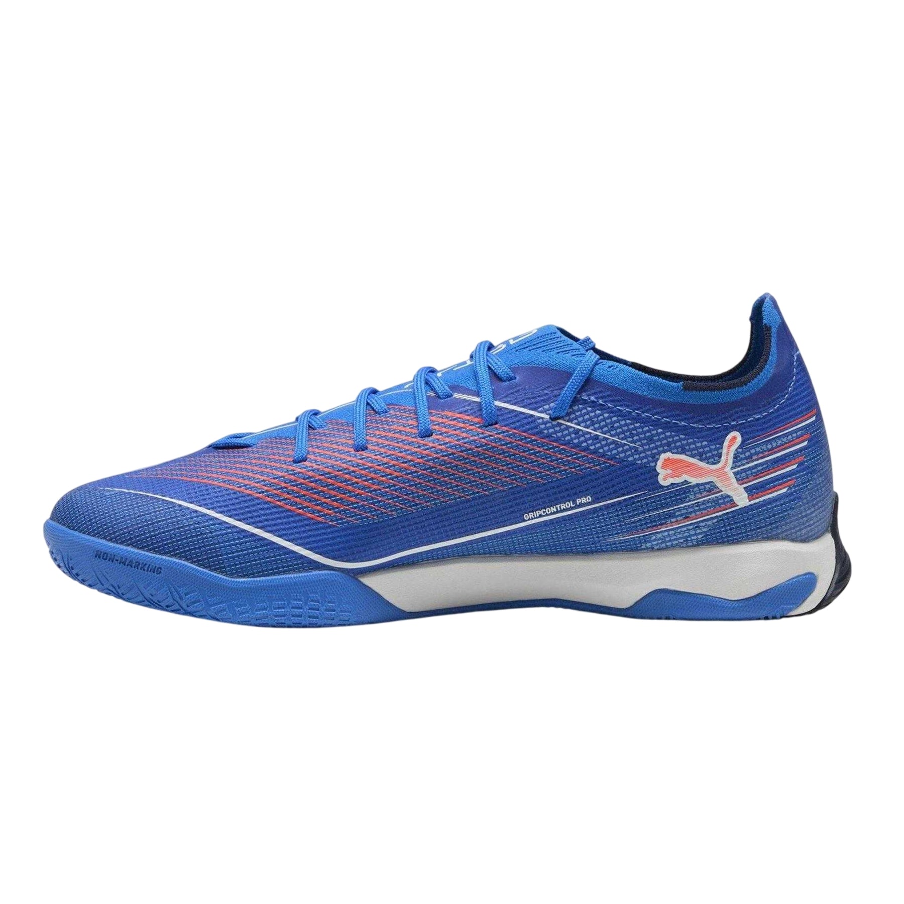 Blue - Back - Puma Mens Ultra 6 Pro Court Indoor Football Shoes