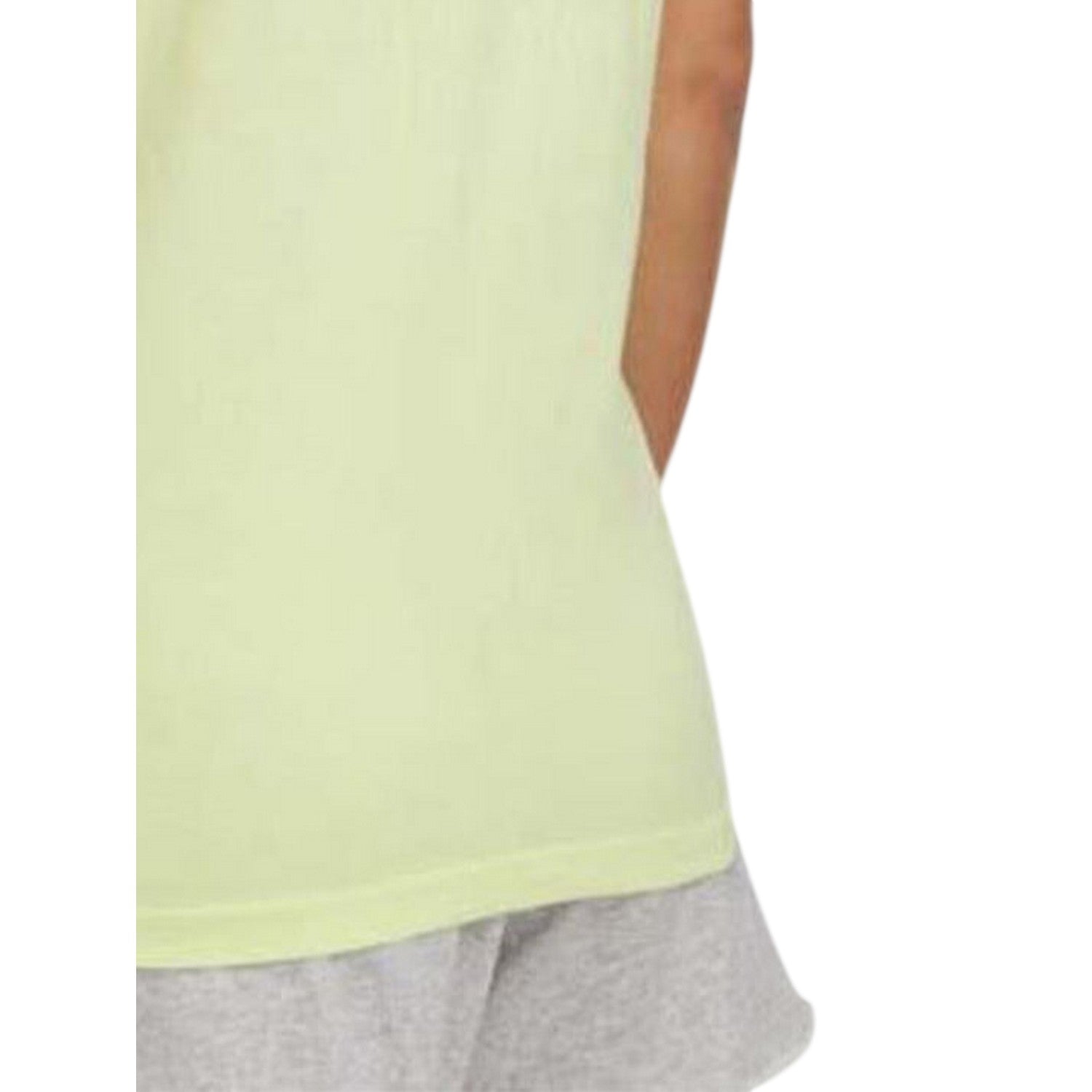 Yellow - Side - Under Armour Womens-Ladies Rival Logo T-Shirt