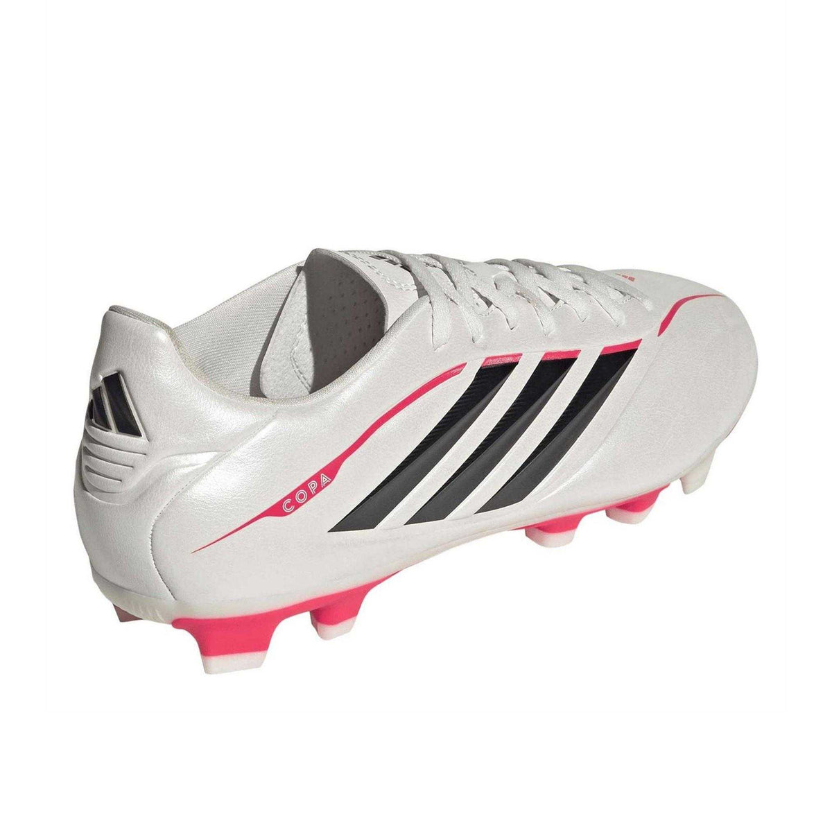 Black-White-Red - Back - Adidas Childrens-Kids Copa Pure Iv Club Snug Fit Firm Ground Football Boots