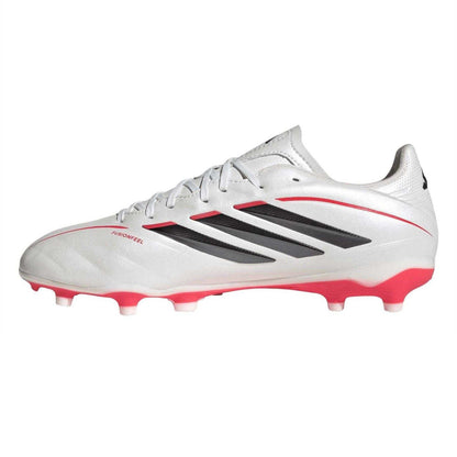 White-Black - Side - Adidas Childrens-Kids Copa Pure IV League Football Boots