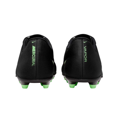 Black-Green - Back - Nike Mens Mercurial Vapor Club 17 Cleated Firm Ground Football Boots
