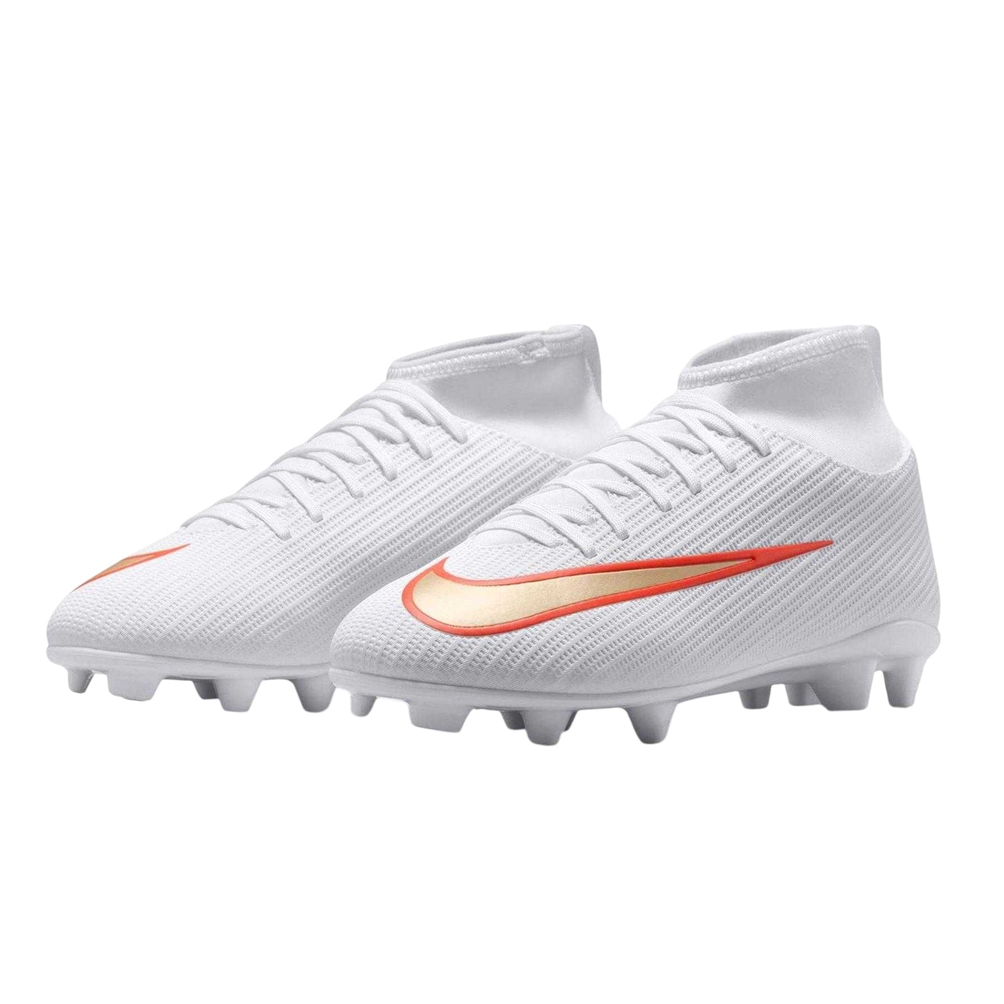 White-Red - Lifestyle - Nike Childrens-Kids Superfly 11 Club Ombre High-top Firm Ground Football Boots