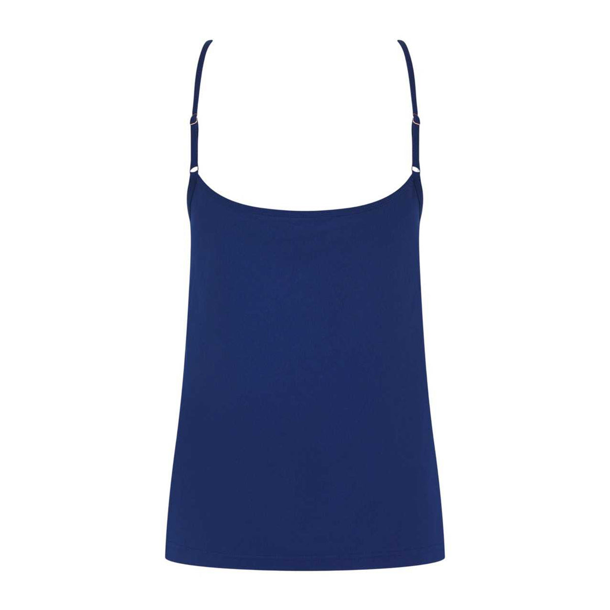 Blue-Grey Marl - Back - Ted Baker Womens-Ladies Quinn Spaghetti Strap Nightdress (Pack of 2)