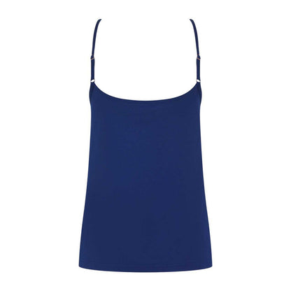 Blue-Grey Marl - Back - Ted Baker Womens-Ladies Quinn Spaghetti Strap Nightdress (Pack of 2)