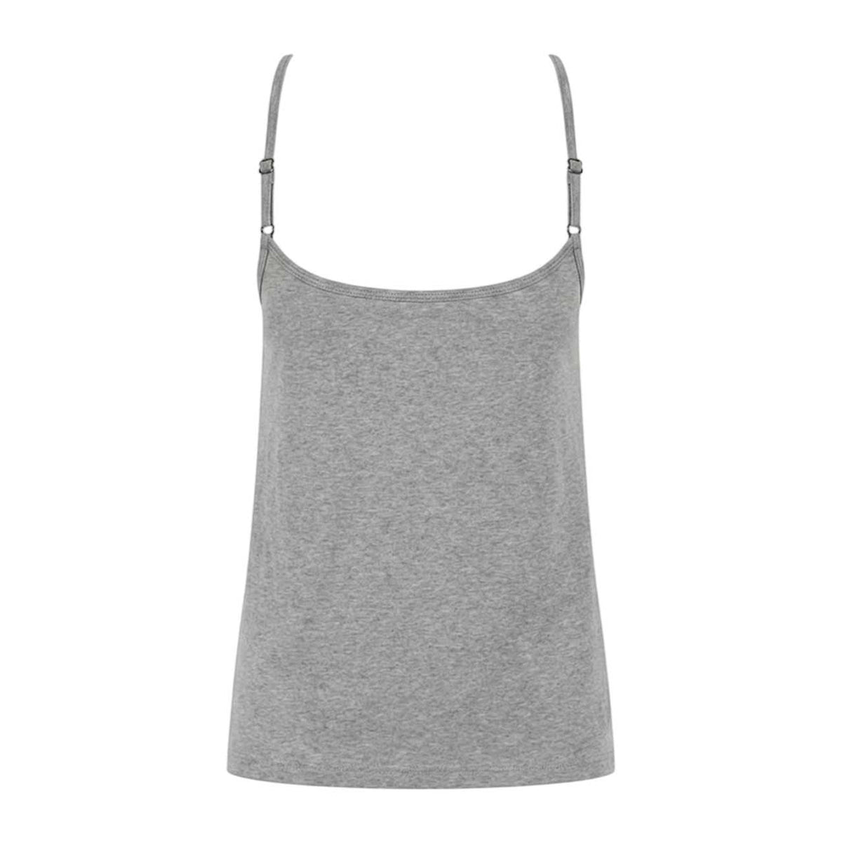 Blue-Grey Marl - Side - Ted Baker Womens-Ladies Quinn Spaghetti Strap Nightdress (Pack of 2)