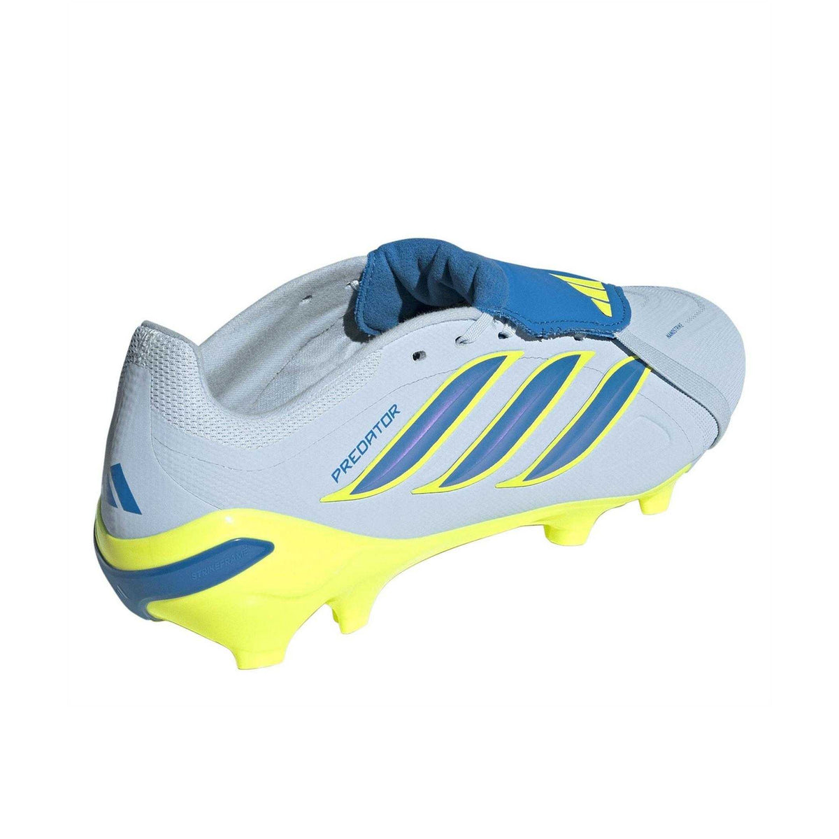 Blue-Yellow - Back - Adidas Unisex Adult Predator 3 Firm Ground Football Boots