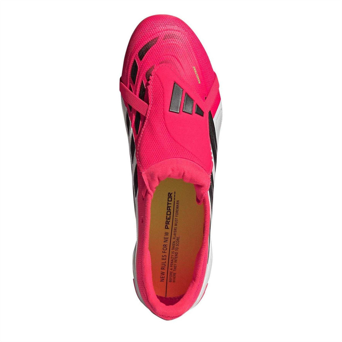 Red-White - Side - Adidas Unisex Adult Predator 3 Firm Ground Football Boots