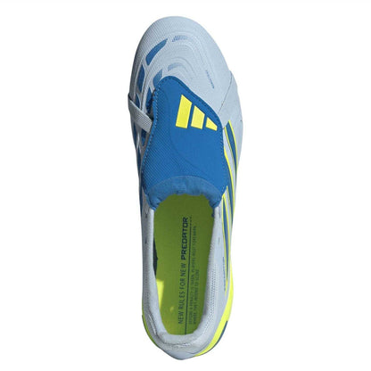 Blue-Yellow - Lifestyle - Adidas Unisex Adult Predator 3 Firm Ground Football Boots