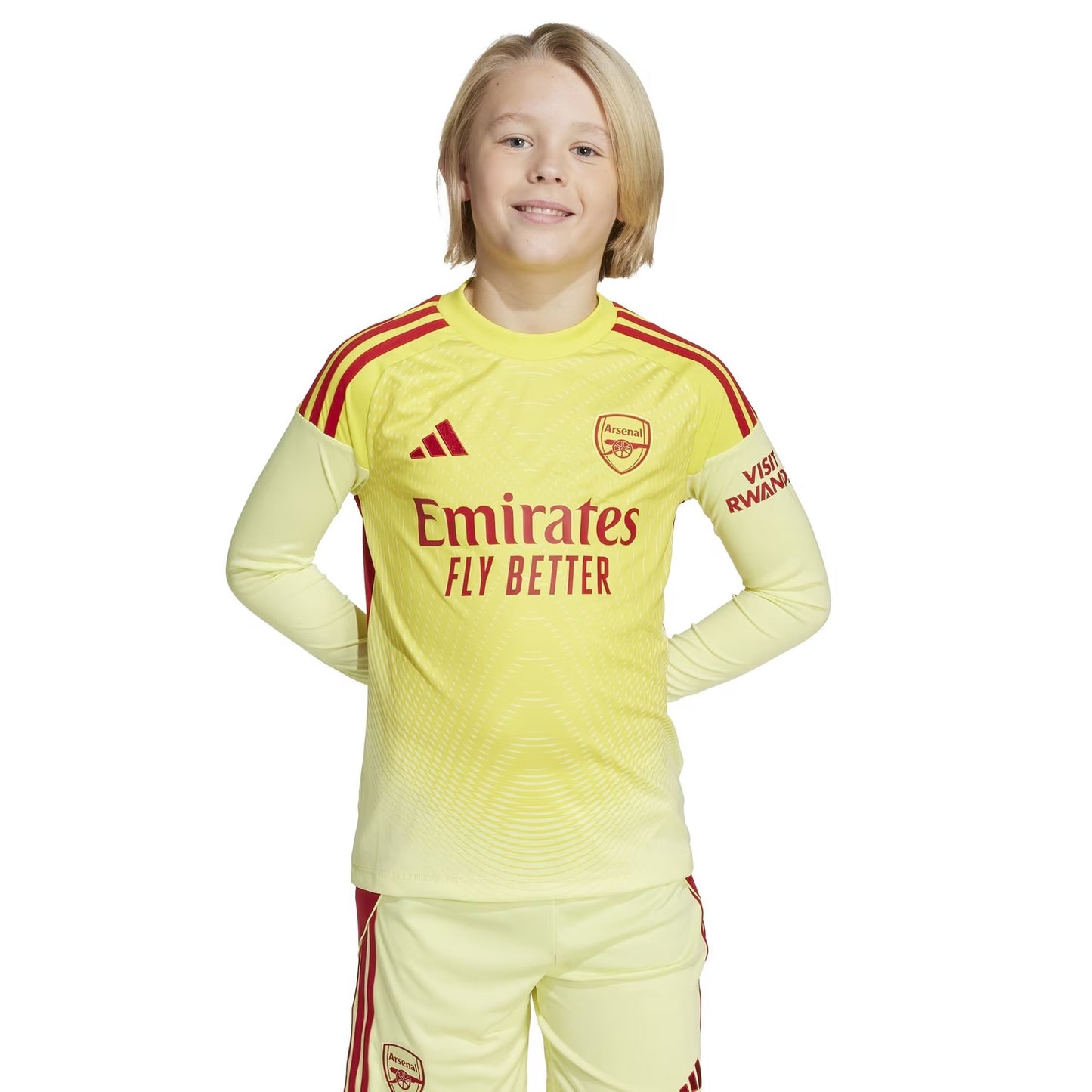 Yellow - Lifestyle - Adidas Boys Arsenal FC Long-Sleeved Goalkeeper Jersey