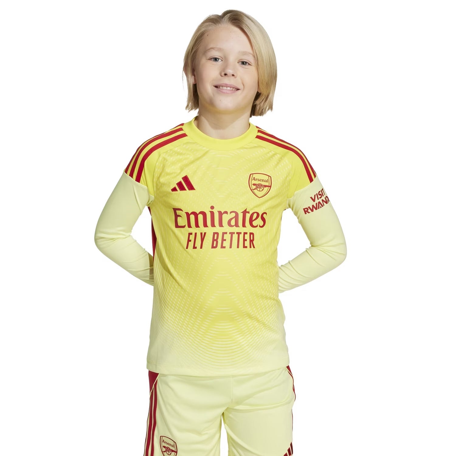 Yellow - Lifestyle - Adidas Boys Arsenal FC Long-Sleeved Goalkeeper Jersey
