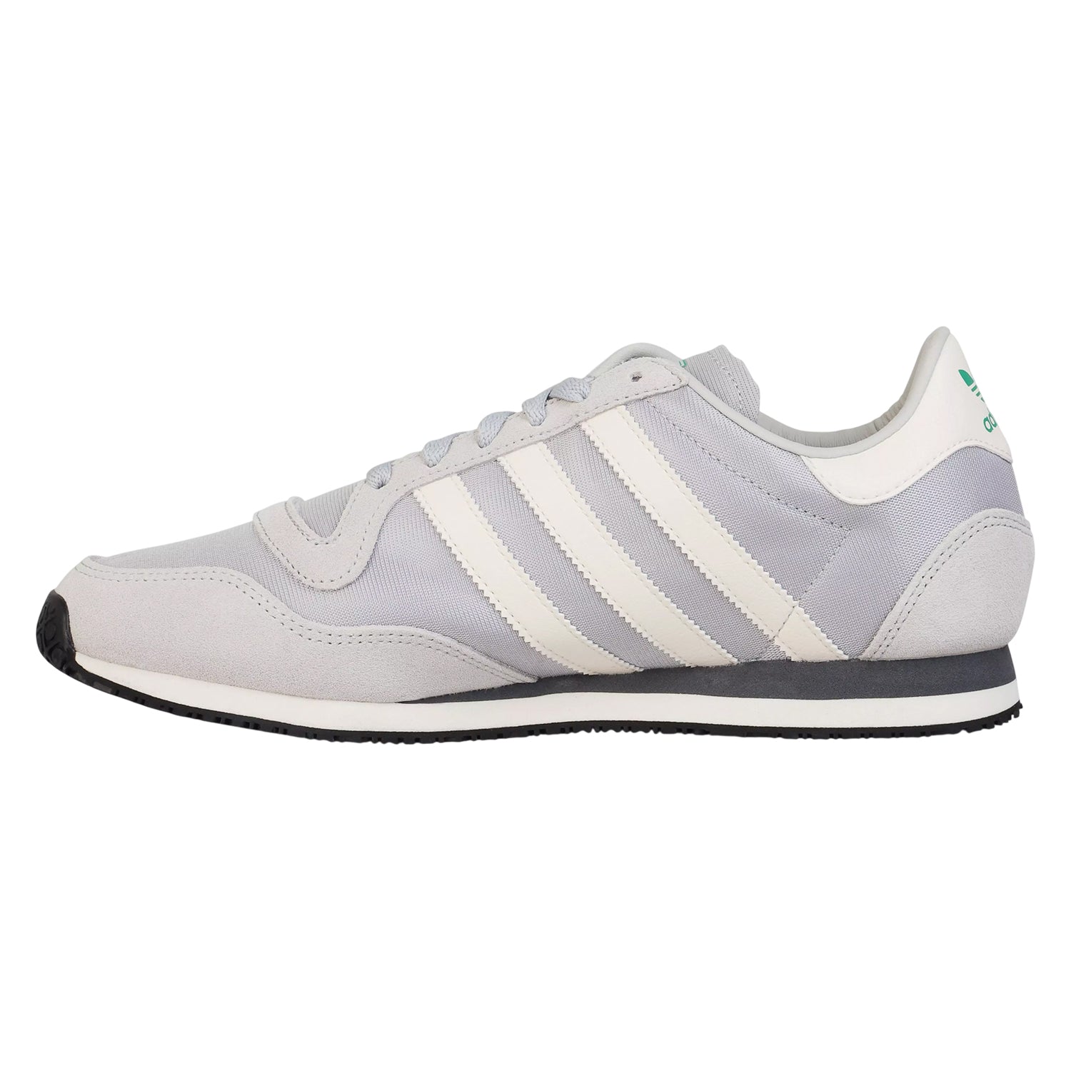 Grey - Side - Adidas Mens OG Galaxy Suede Trainers