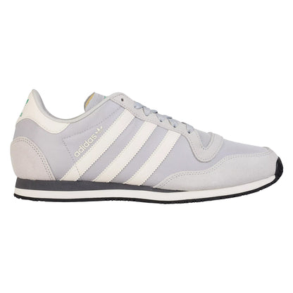 Grey - Front - Adidas Mens OG Galaxy Suede Trainers