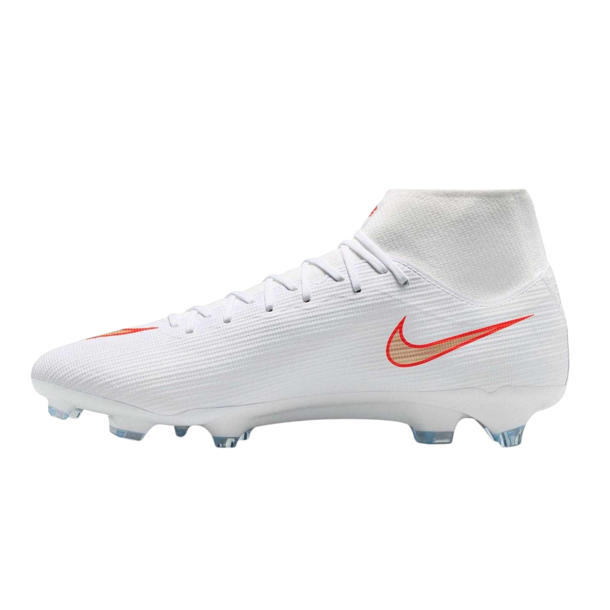 White-Red - Back - Nike Unisex Adult Superfly 11 Academy Firm Ground Football Boots