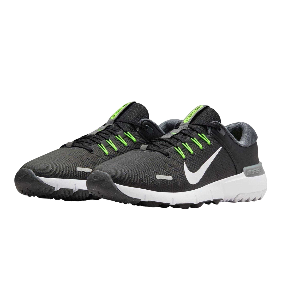 Black-White - Lifestyle - Nike Mens Free Golf Shoes