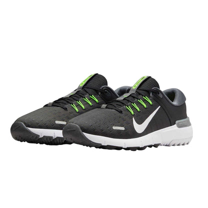 Black-White - Lifestyle - Nike Mens Free Golf Shoes