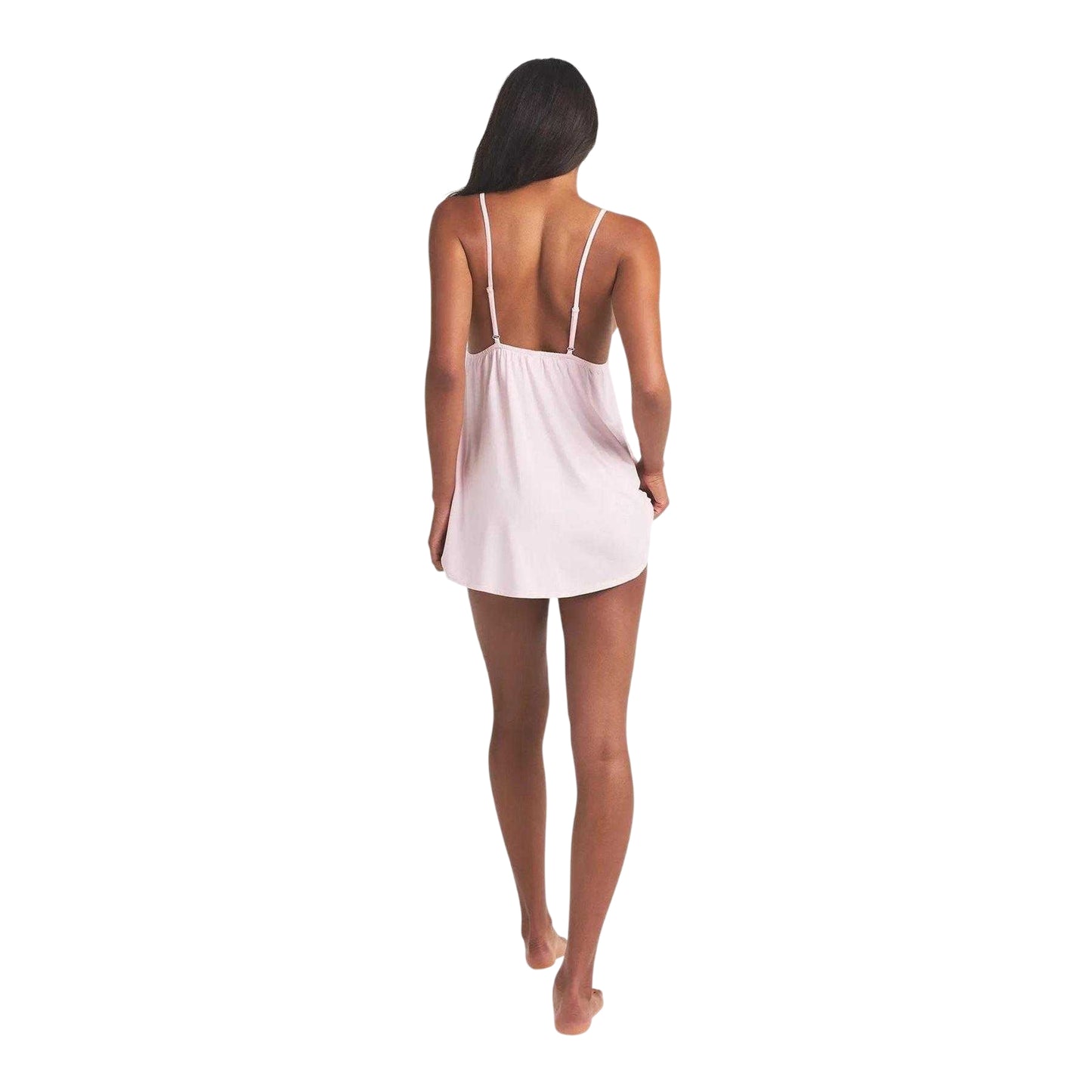Barely Pink - Back - Skims Womens-Ladies Plain Nightie