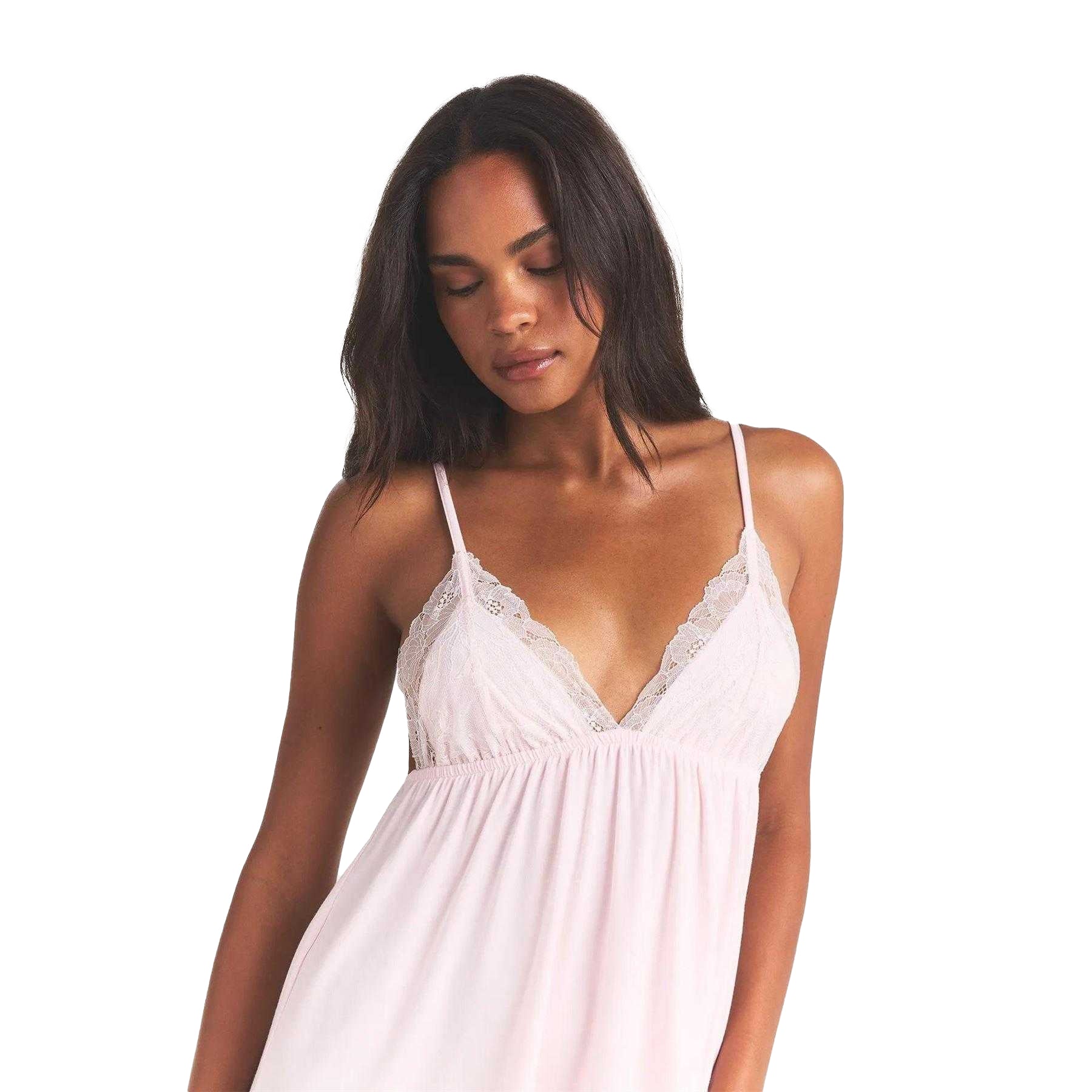 Barely Pink - Side - Skims Womens-Ladies Plain Nightie