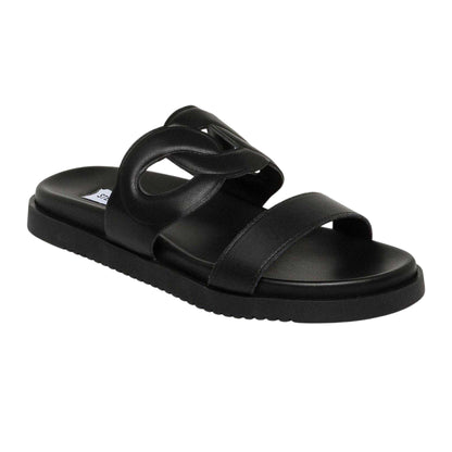 Black - Lifestyle - Steve Madden Womens-Ladies Myrtle Flat Flat Sandals
