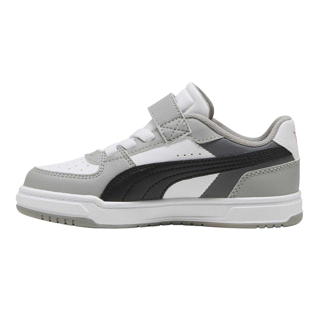 Grey-Black - Back - Puma Childrens-Kids Caven 2.0 Logo Trainers
