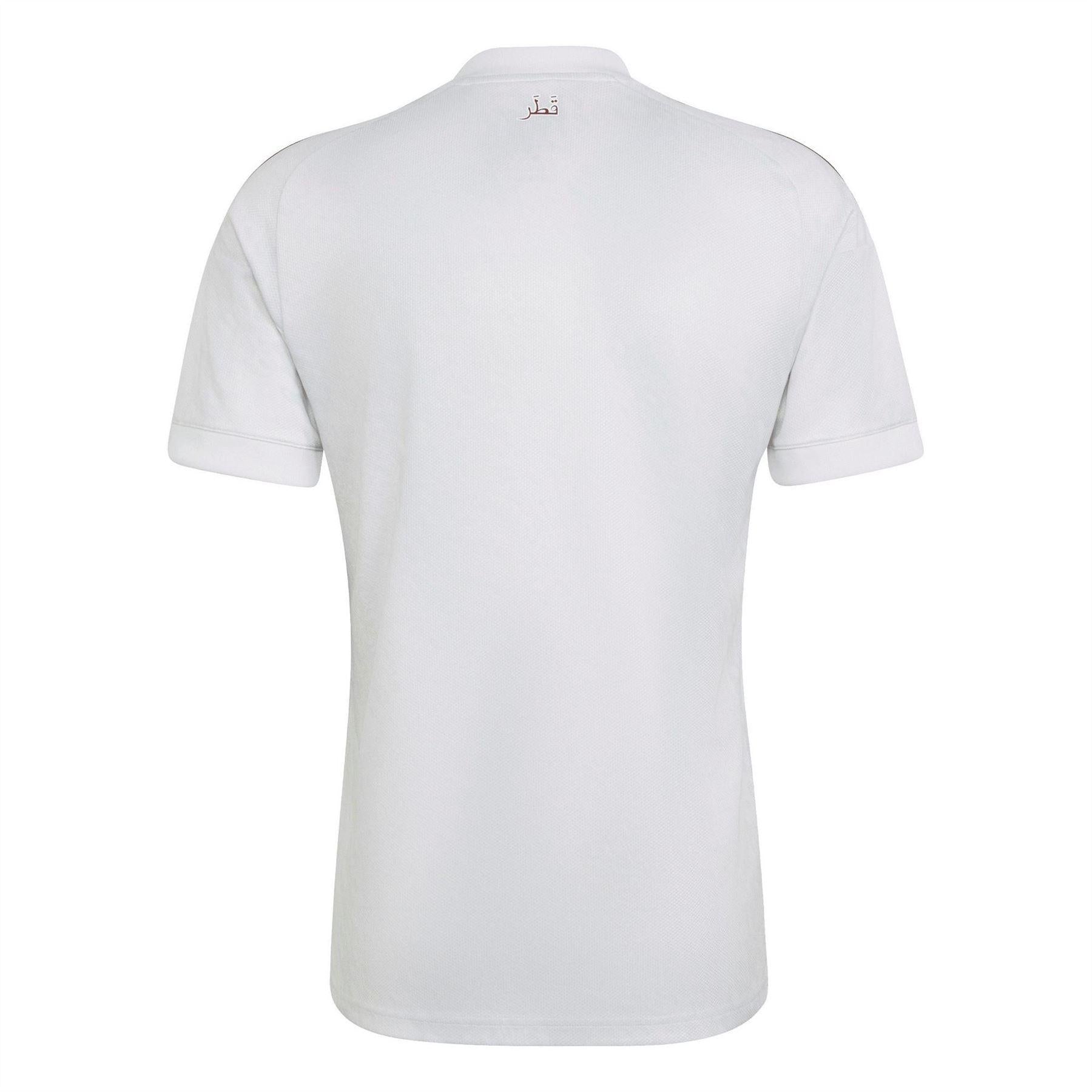 White - Back - Adidas Unisex Adult Qatar 2026 World Cup Football Away Shirt
