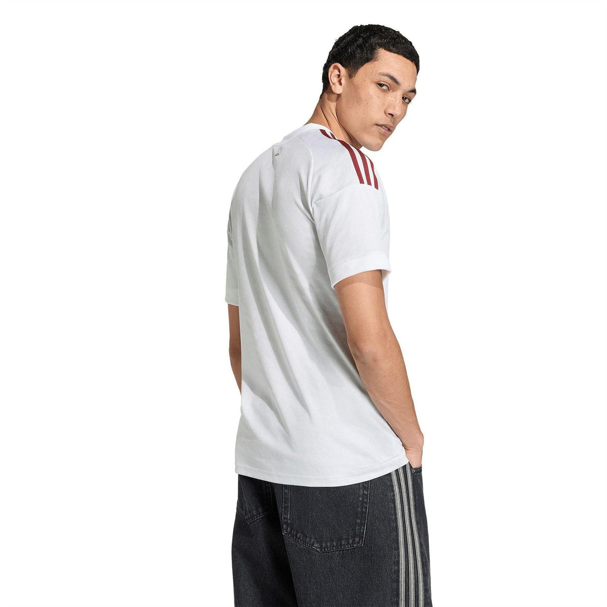 White - Pack Shot - Adidas Unisex Adult Qatar 2026 World Cup Football Away Shirt