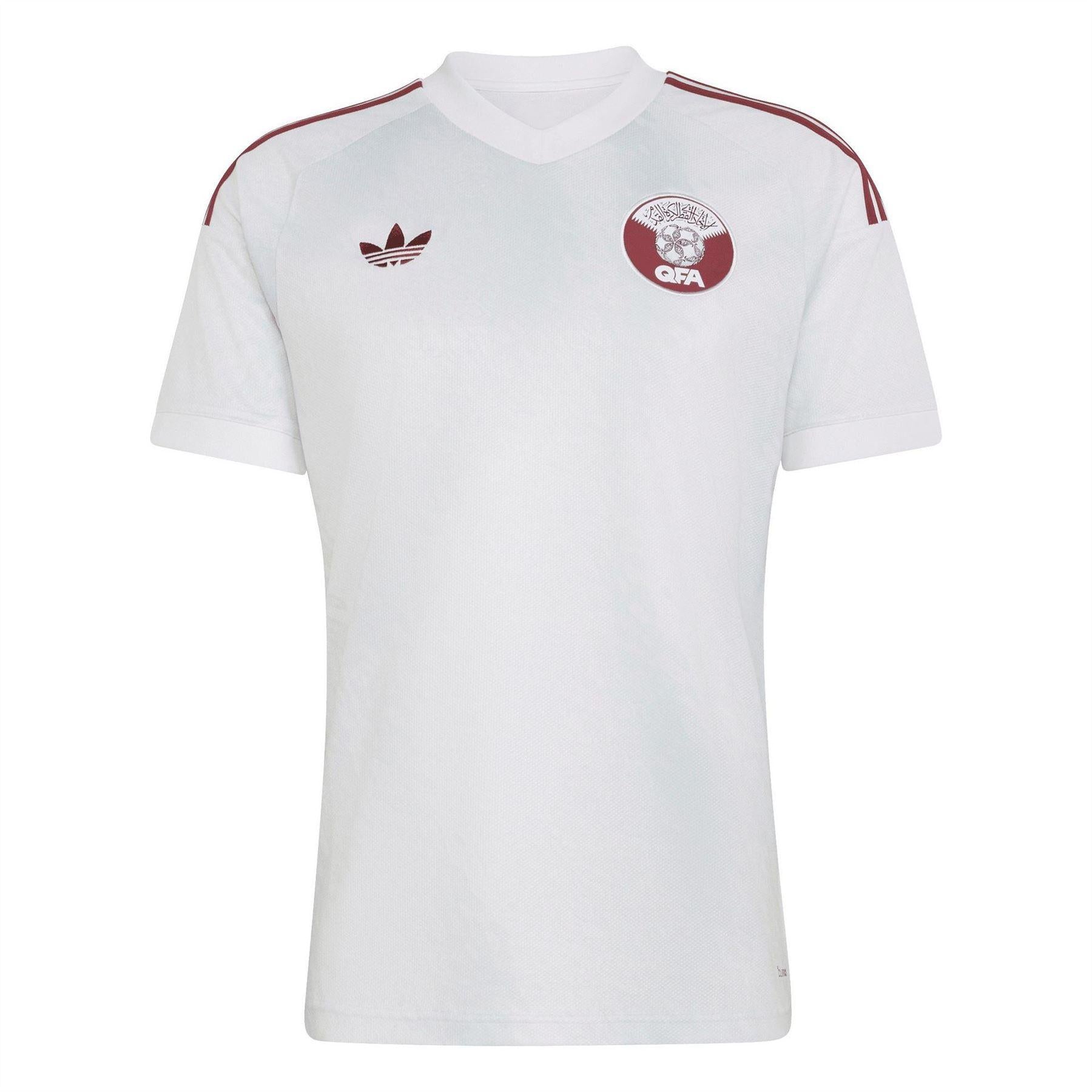White - Front - Adidas Unisex Adult Qatar 2026 World Cup Football Away Shirt