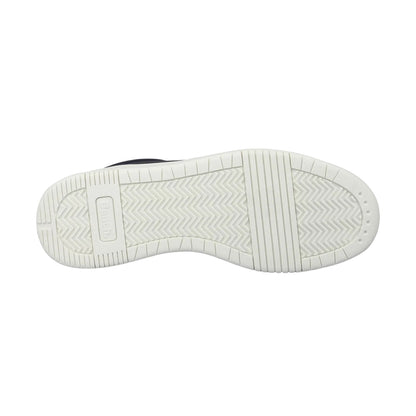 Navy - Side - Fred Perry Mens Band Fluer Trainers