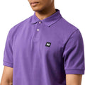 Purple - Lifestyle - Weekend Offender Mens Caneiros Badge Polo Shirt