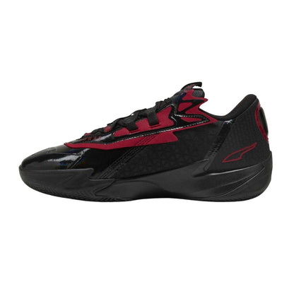 Black-Red - Back - Puma Mens MB.04 Logo Basketball Shoes